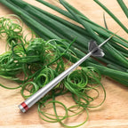 Stainless Steel Onion Slicer – for even strips and decorative presentation