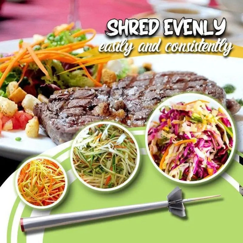 Stainless Steel Onion Slicer – for even strips and decorative presentation