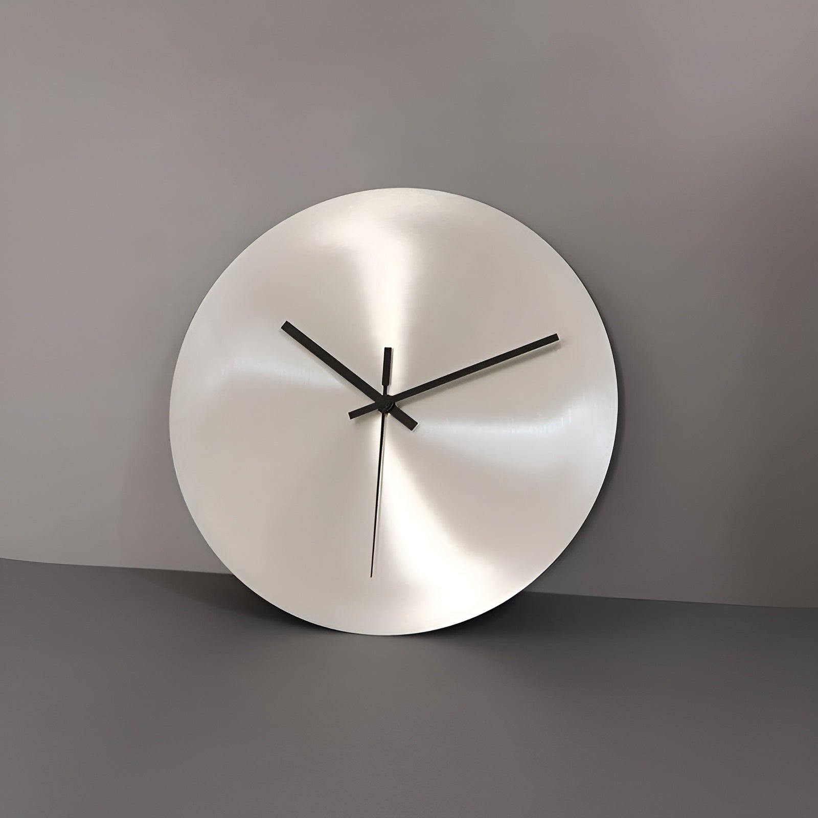 Stainless Steel Wall Clock Large | Modern Design for Living Room