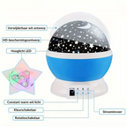 Star Projector Nightstand Lamp - Luna