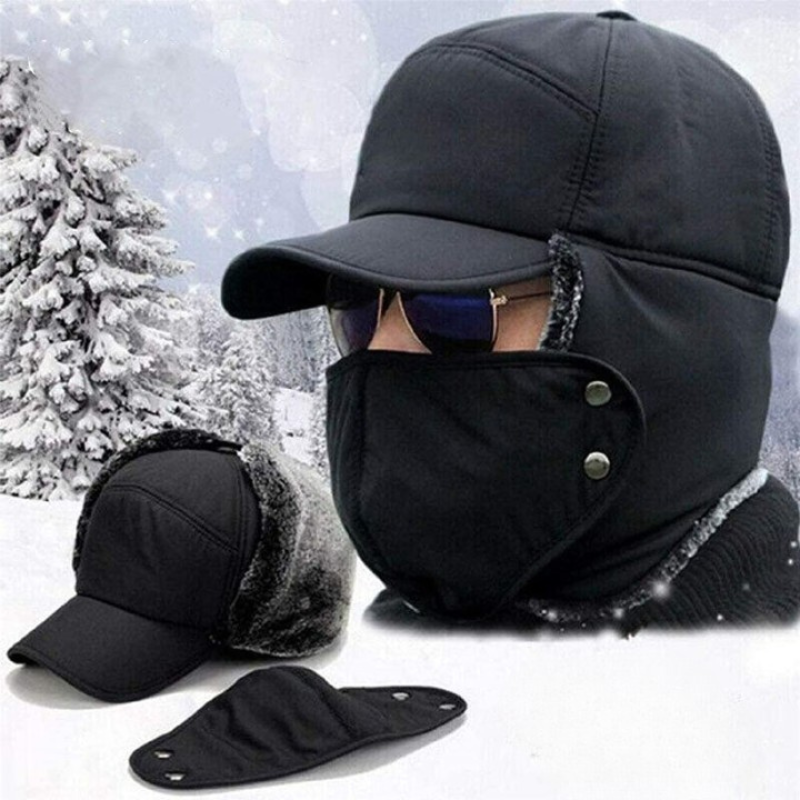 LuxGuard Windproof Beanie with Ear Protection | Protects against wind and cold with style