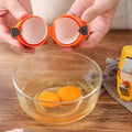 Egg opener & egg yolk separator