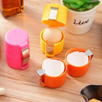Clean & Quick Egg Opener – With integrated separator attachment for yolk & egg white