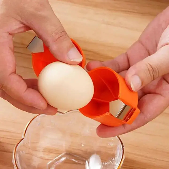 Clean & Quick Egg Opener – With integrated separator attachment for yolk & egg white