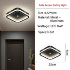 MotionGlide PIR Motion Sensor LED Ceiling Light | Smart Lighting | Energy Efficient | Perfect for Hallway & Bathroom
