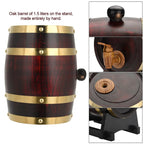 Oak Barrel with Tap | High-Quality Wooden Barrel for Spirits