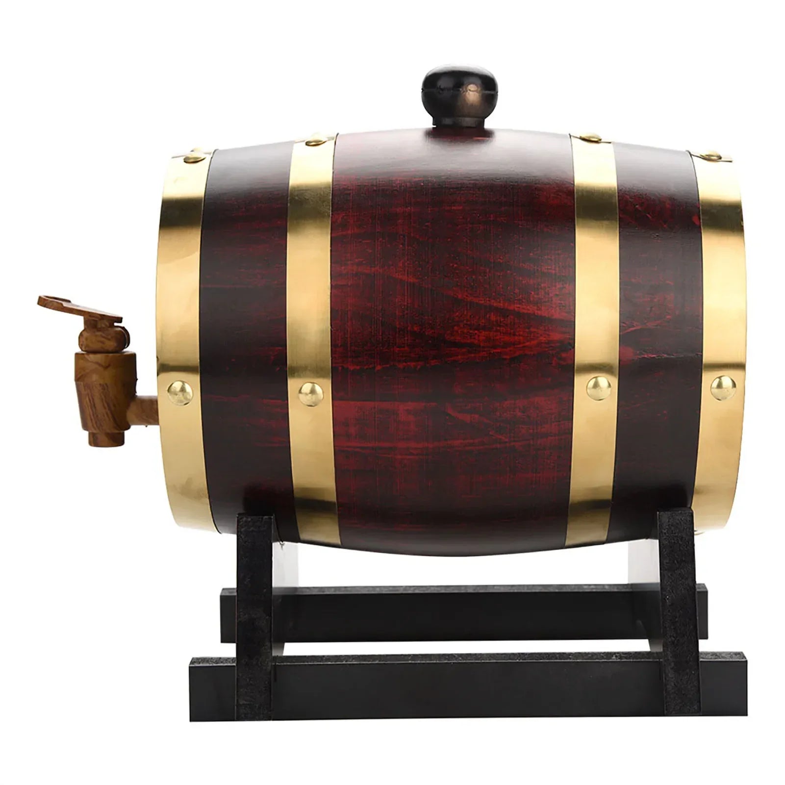 Oak Barrel with Tap | High-Quality Wooden Barrel for Spirits