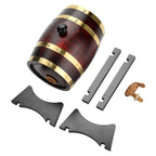 Oak Barrel with Tap | High-Quality Wooden Barrel for Spirits