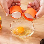 Egg opener & egg yolk separator