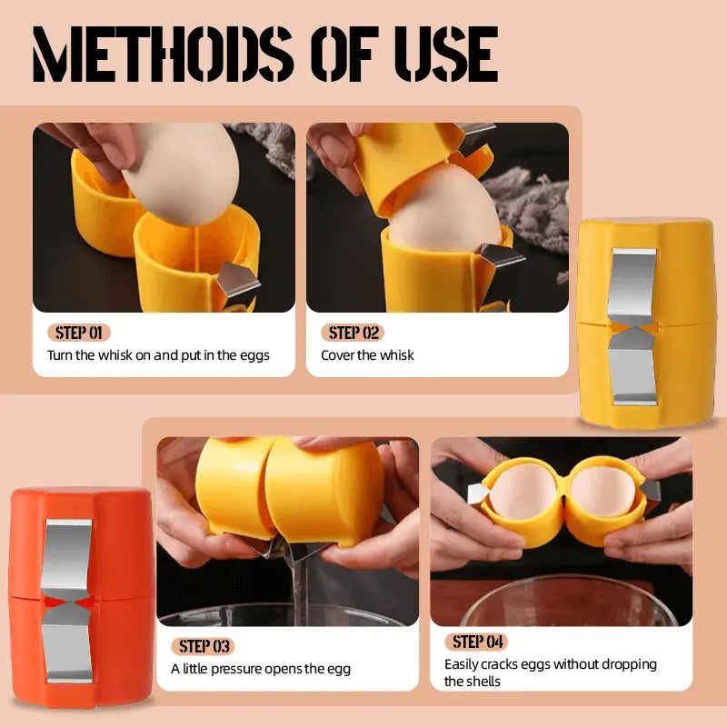 Egg opener with clean cut – Universal and dishwasher safe