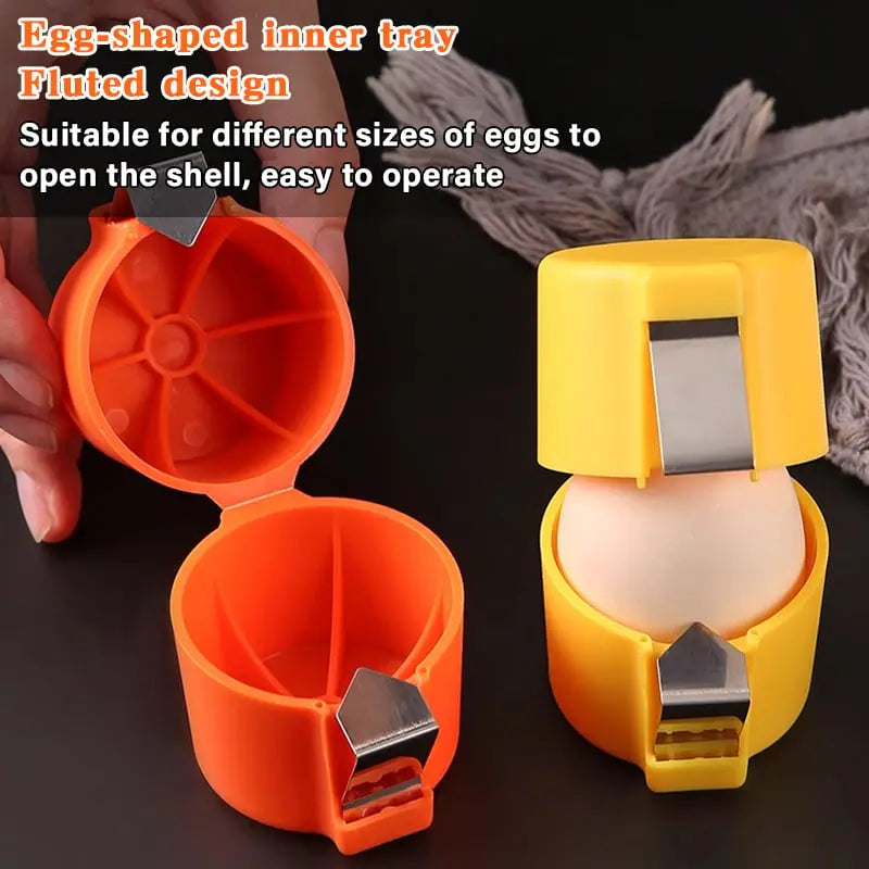 Egg opener with clean cut – Universal and dishwasher safe