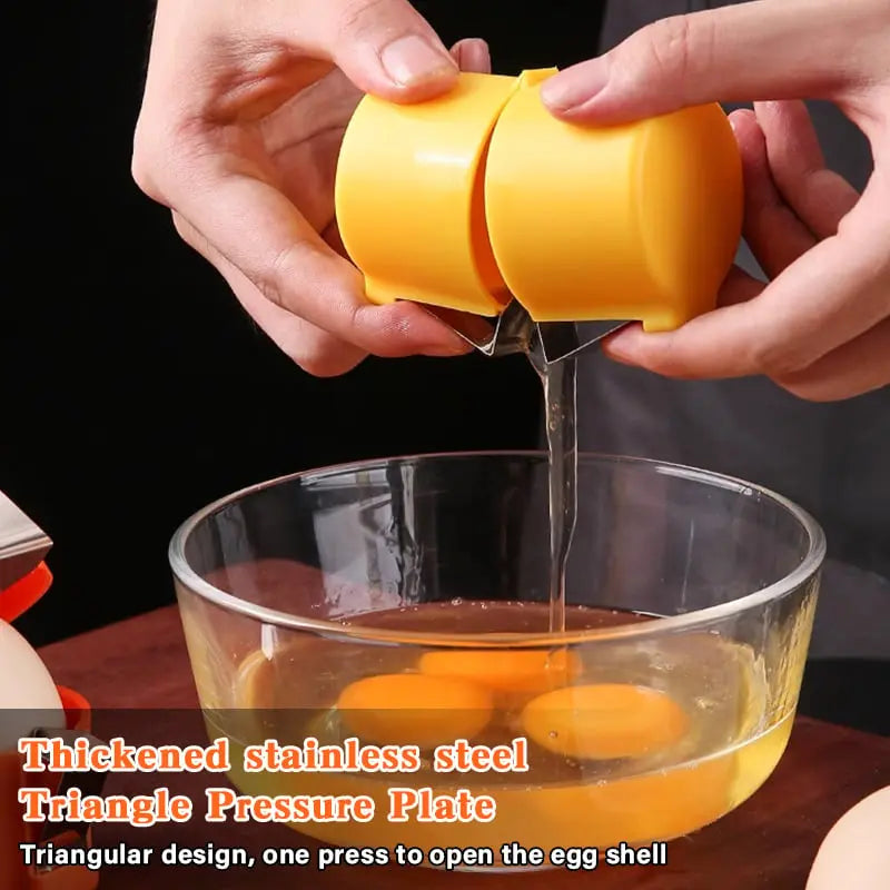 Egg opener with clean cut – Universal and dishwasher safe