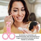 Insertion aid for contact lenses – Incl. lid opener for soft & hard lenses