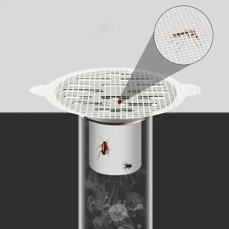 Disposable drain screens with adhesive surface – Against clogging & mold in the bathroom