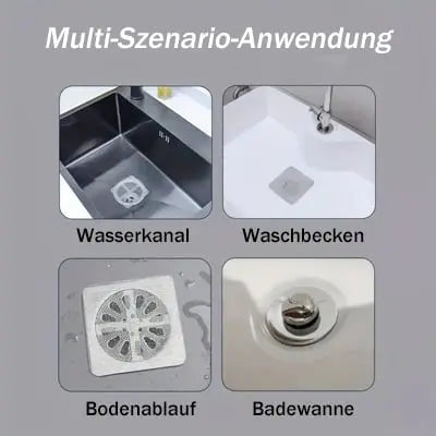 Disposable drain screens with adhesive surface – Against clogging & mold in the bathroom