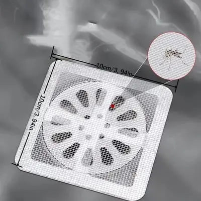 Disposable drain screens with adhesive surface – Against clogging & mold in the bathroom