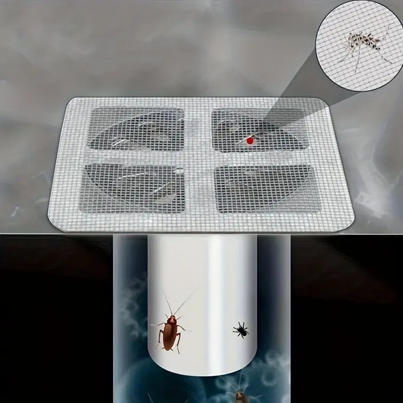 Disposable drain screens with adhesive surface – Against clogging & mold in the bathroom