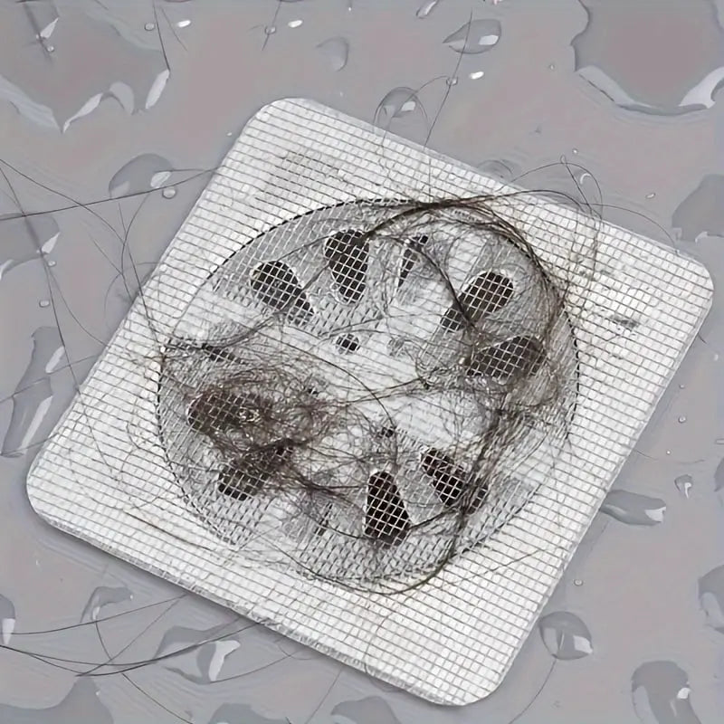 Disposable drain screens with adhesive surface – Against clogging & mold in the bathroom