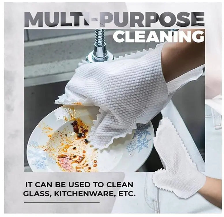 Disposable Cleaning Gloves Made of Non-Woven Fabric – Remove Fine Dust Powerfully by Hand