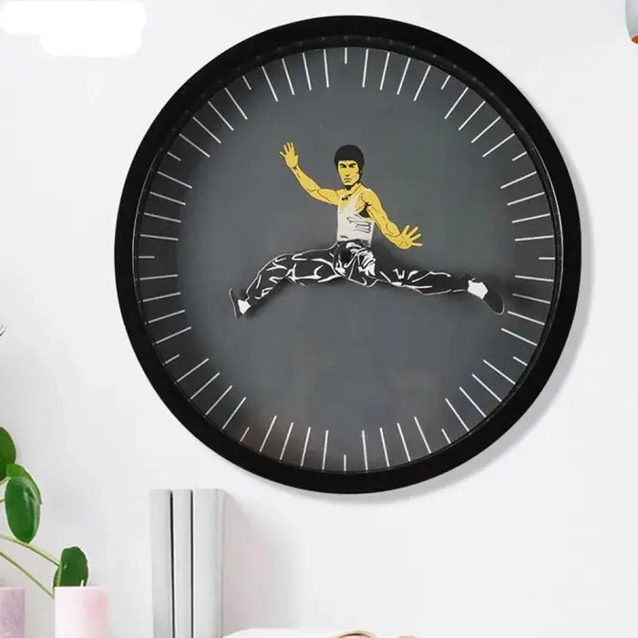 Unique Kung Fu Wall Clock – Quiet and stylish