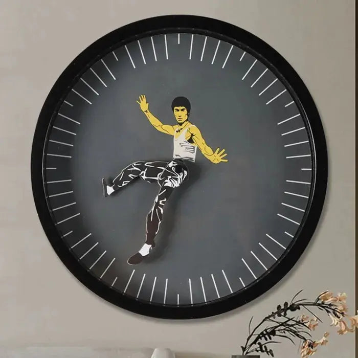 Unique Kung Fu Wall Clock – Quiet and stylish
