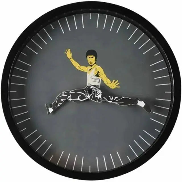 Unique Kung Fu Wall Clock – Quiet and stylish