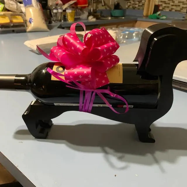 Unique Dachshund Wine Bottle Holder – Ideal for Wine Lovers