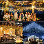 Icicle Light Curtain | LED Christmas Decoration Outdoor