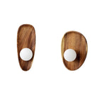 Wooden wall lamp, natural light