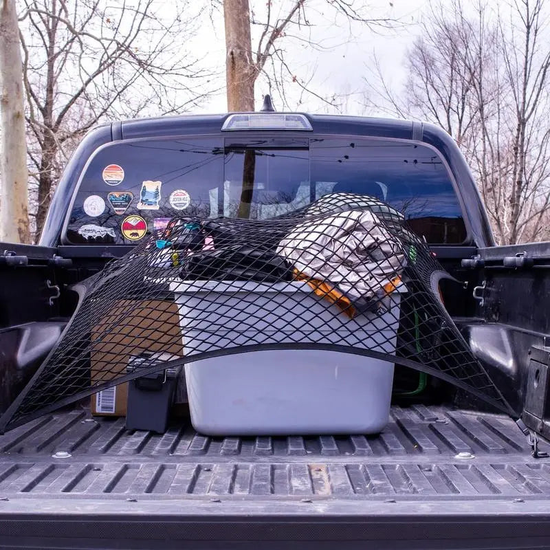 Elastic Luggage Net with Sturdy Carabiners