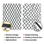 Elastic Luggage Net with Sturdy Carabiners