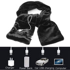 No.1 Electric Heated Scarf Shawl Mobile Heating Winter Warming Ourdoor