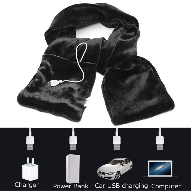 No.1 Electric Heated Scarf Shawl Mobile Heating Winter Warming Ourdoor