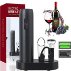 VinoEase - Stijlvolle Elektrische Wijnopener met Oplaadfunctie