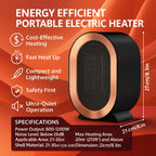 Electric Heater Portable Energy Efficient Warmer