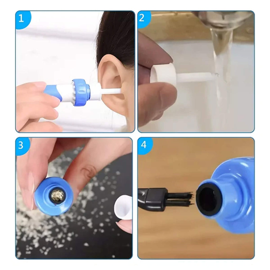 Electric Ear Suction Wax Removal Tool | Ergonomic, Silicone Tip & Compact Design for Safe Ear Hygiene at Home or Travel