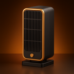 Electric Space Heater Portable Ceramic 500W Quiet Square Tip Over Protection