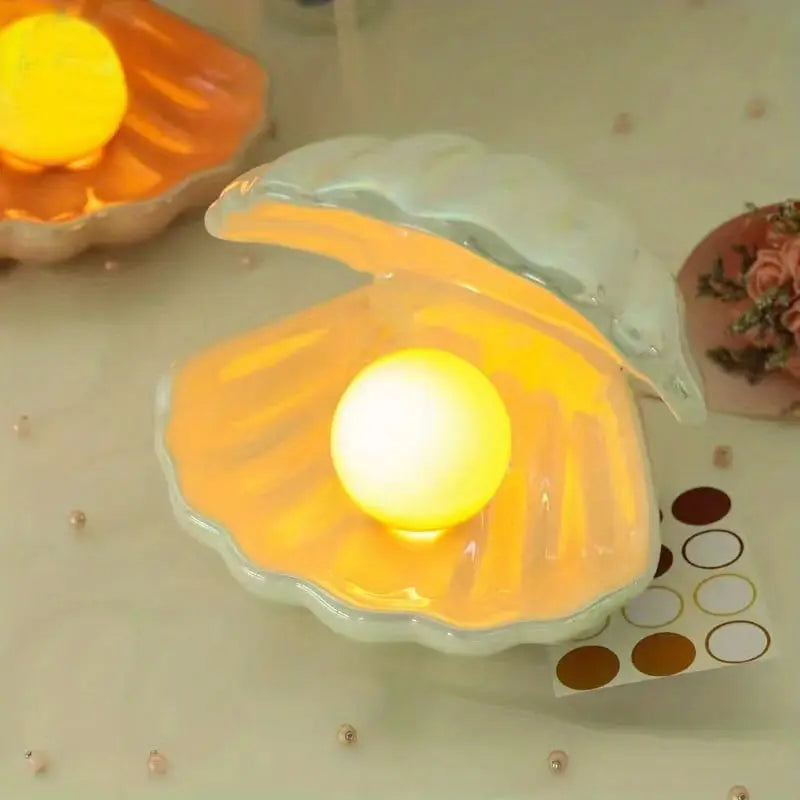 Elegant Pearl Nightstand Lamp for a Cozy Home