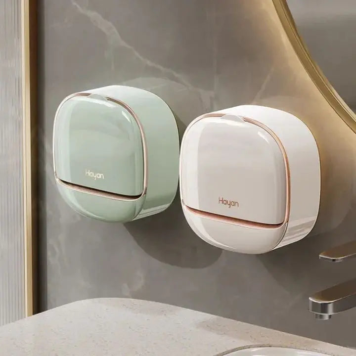 Elegant Waterproof Soap Dish with Draining Surface