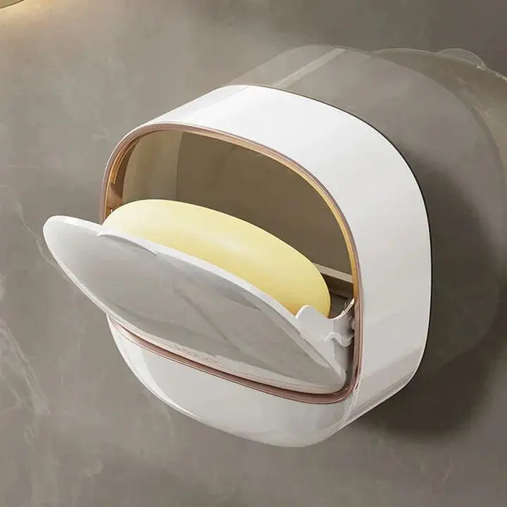 Elegant Waterproof Soap Dish with Draining Surface