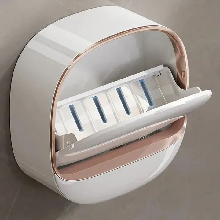 Elegant Waterproof Soap Dish with Draining Surface