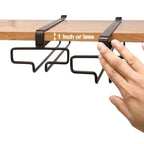 Elegant wine glass holder for undercounter installation