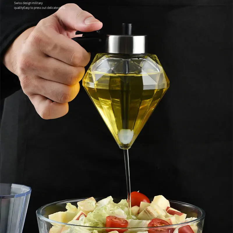 Elegant OIL & syrup dispenser made of glass – For clean pouring with style