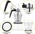 Elegant OIL & syrup dispenser made of glass – For clean pouring with style
