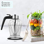 Elegant OIL & syrup dispenser made of glass – For clean pouring with style
