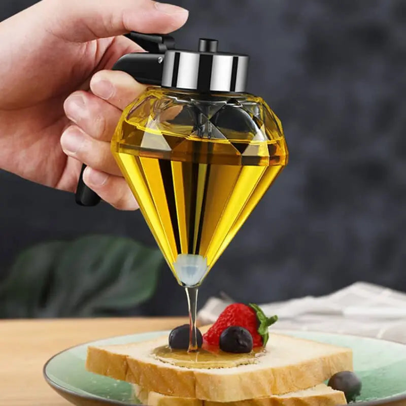Elegant OIL & syrup dispenser made of glass – For clean pouring with style
