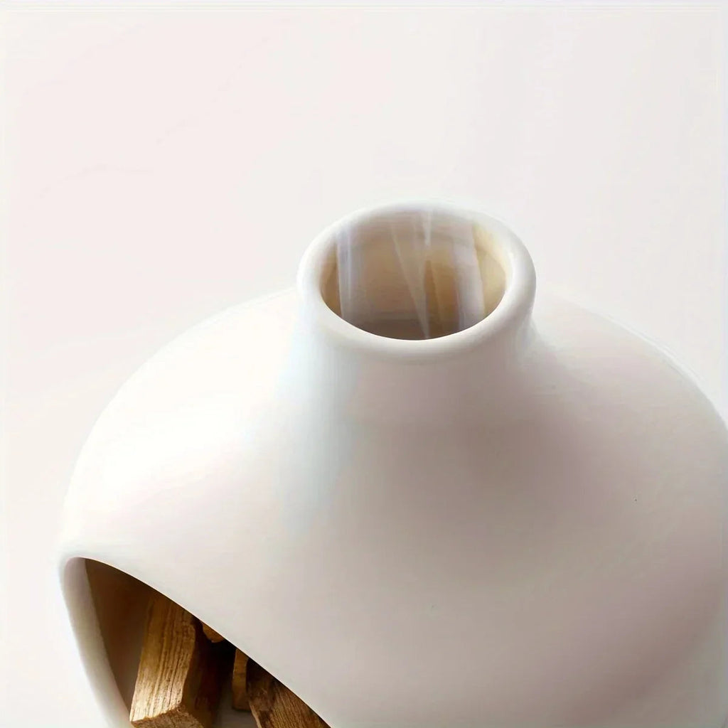 Elegant Incense Holder | Ceramic Burner for Palo Santo and Sage