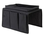 Elegant Sofa Armrest Tray with Organizer for Drinks and Accessories