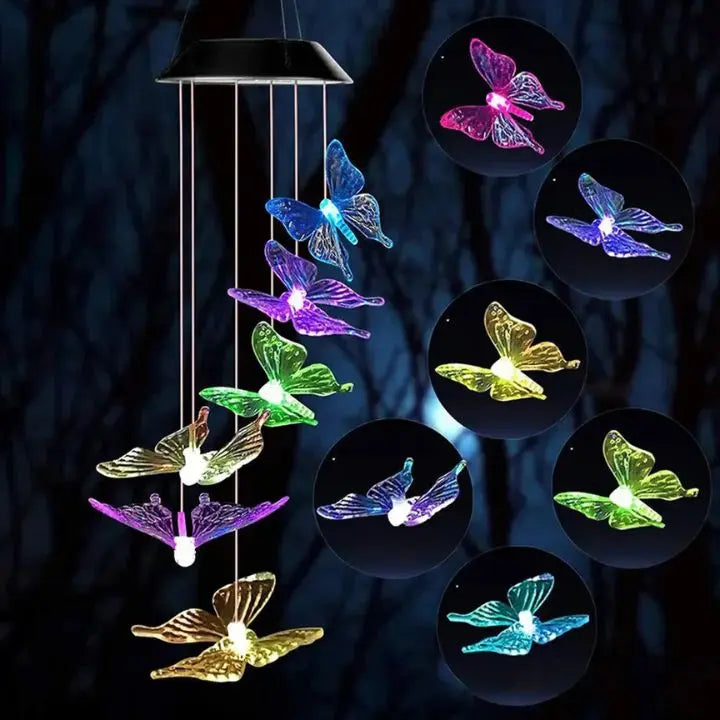 Elegant Solar-Powered Garden Lights