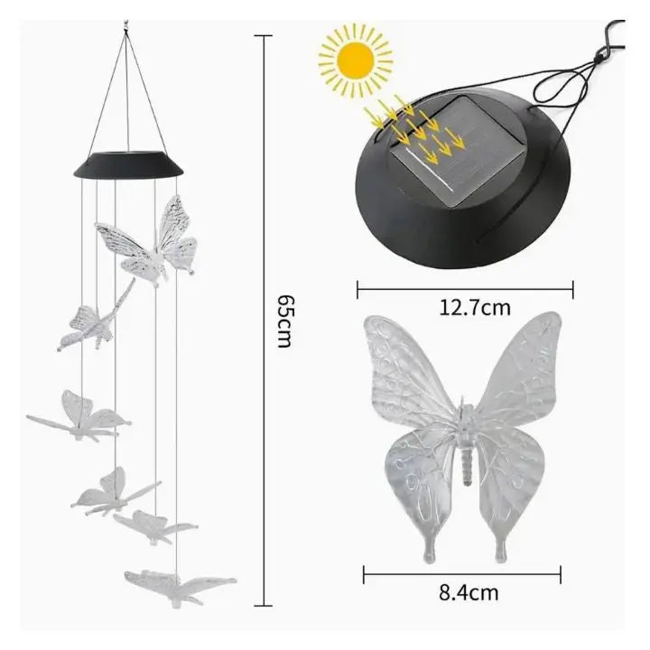 Elegant Solar-Powered Garden Lights
